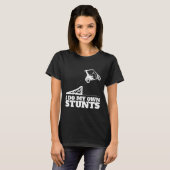 Golf Cart Accident I Do My Own Stunts Fun Present  T-shirt (Voorkant volledig)