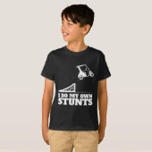 Golf Cart Accident I Do My Own Stunts Fun Present  T-shirt (Voorkant volledig)