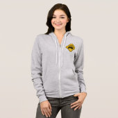Golf Cart Attentie Hoodie (Voorkant volledig)