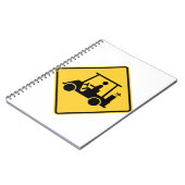 Golf Cart Attentie Notitieboek (Linkerzijde)