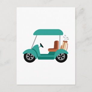 Golf Cart Briefkaart