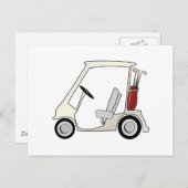 golf_cart briefkaart (Voorkant / Achterkant)
