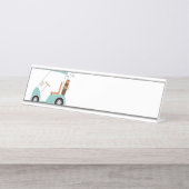 Golf Cart Bureau Naambordje (Voorkant)