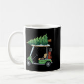 Golf Cart Christmas Tree Lights Funny For Men Wome Koffiemok (Links)