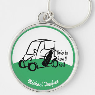Golf Cart, dit is hoe ik Golf gepersonaliseerd wor Sleutelhanger