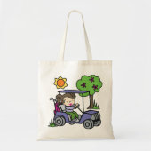 Golf Cart Driver Tote Bag (Voorkant)