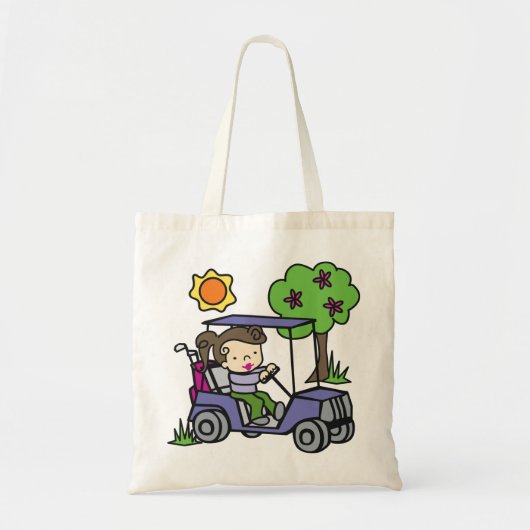 Golf Cart Driver Tote Bag (Voorkant)