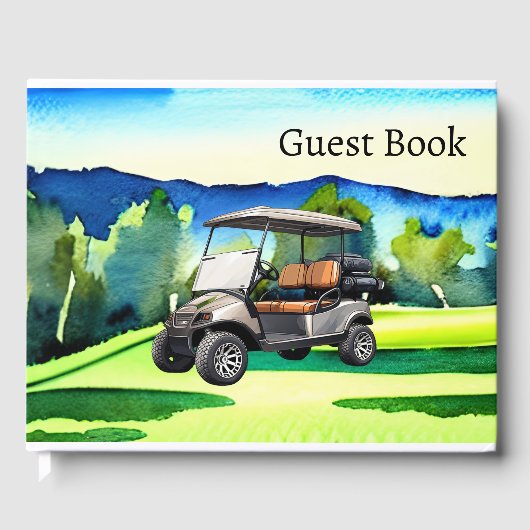 Golf Cart Gastenboek (Voorkant)