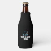 Golf Cart Gift Golfing Golfer Funny Mannen Flesjeskoeler (Fles Voorkant)