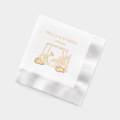 Golf Cart Golf Bag Golf Clubs paar Folie Servetten (Links)