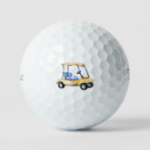 Golf Cart Golf Balls Golfballen (Voorkant)