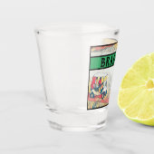 Golf Cart Golfer Spelers Naam pa Grandpa etc. Shot Glas (Links)