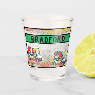 Golf Cart Golfer Spelers Naam pa Grandpa etc. Shot Glas