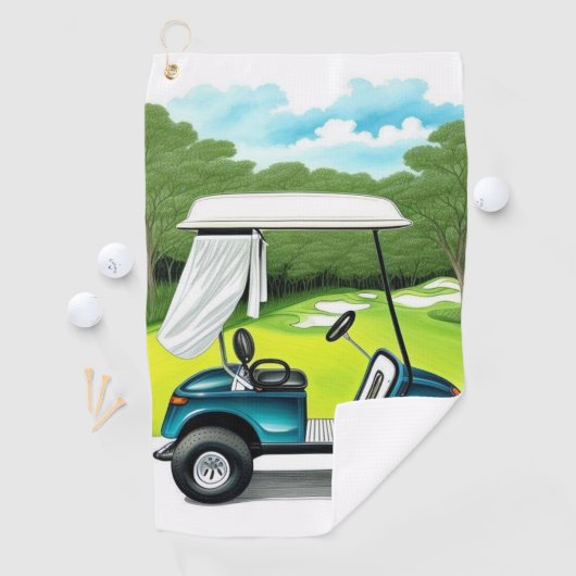 Golf Cart Golfhanddoek (Insitu)