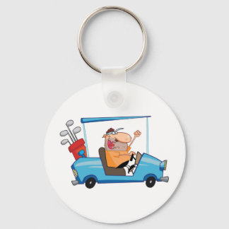 Golf Cart Guy Sleutelhanger