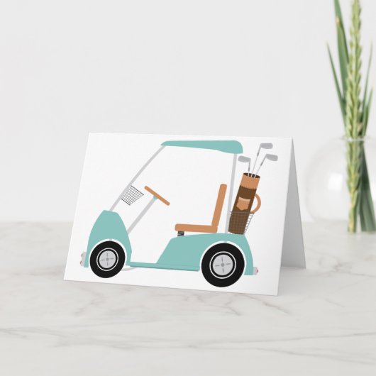 Golf Cart Kaart (Voorkant)