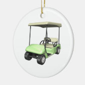 Golf Cart Keramisch Ornament (Links)