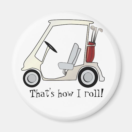 golf_cart magneet (Voorkant)