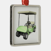 Golf Cart Metalen Ornament (Rechts)