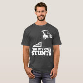 Golf Cart-ongeluk dat ik zelf doe T-shirt (Voorkant volledig)