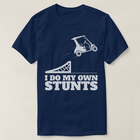 Golf Cart-ongeluk Ik doe mijn eigen Cadeau T-shirt (Design voorkant)