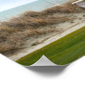 Golf Cart op het achttiende eiland Kiawah Poster (Hoek)