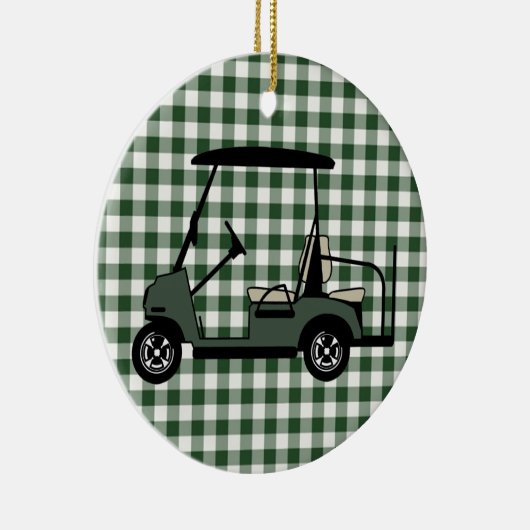 Golf Cart Ornament (Rechts)