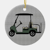 Golf Cart Ornament (Voorkant)