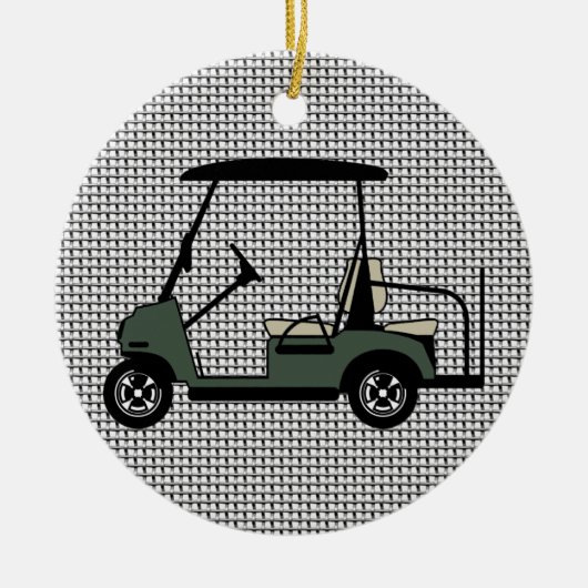 Golf Cart Ornament (Voorkant)