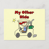 Golf Cart Other Ride Tshirts and Gifts Briefkaart (Voorkant)