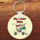 Golf Cart Other Ride Tshirts and Gifts Sleutelhanger (Voorkant)