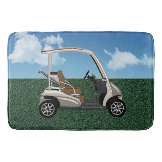 Golf Cart over links Badmat (Voorkant)