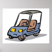 Golf Cart Poster (Voorkant)