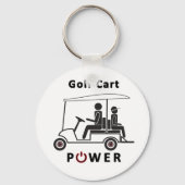 Golf Cart Power Sleutelhanger (Voorkant)