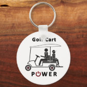 Golf Cart Power Sleutelhanger (Voorkant)