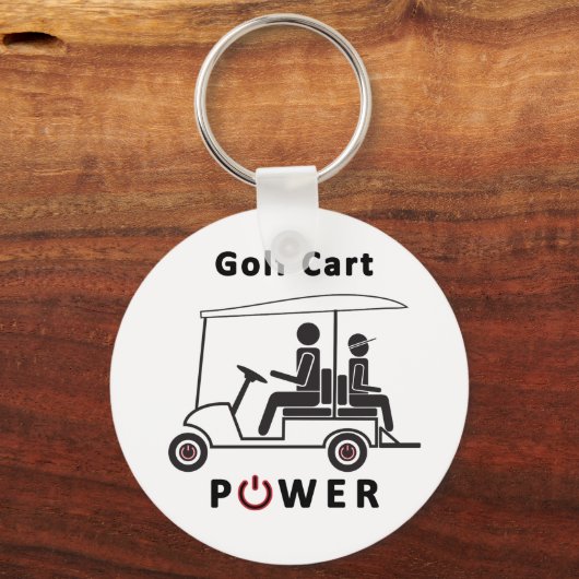 Golf Cart Power Sleutelhanger (Voorkant)