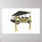 Golf Cart Rentals Poster (Voorkant)
