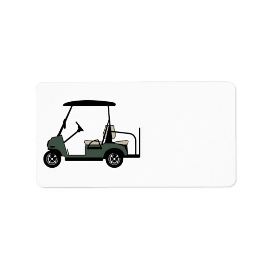 Golf Cart Return Label (Voorkant)