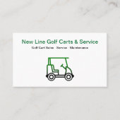 Golf Cart Sales and Service Visitekaartje (Voorkant)