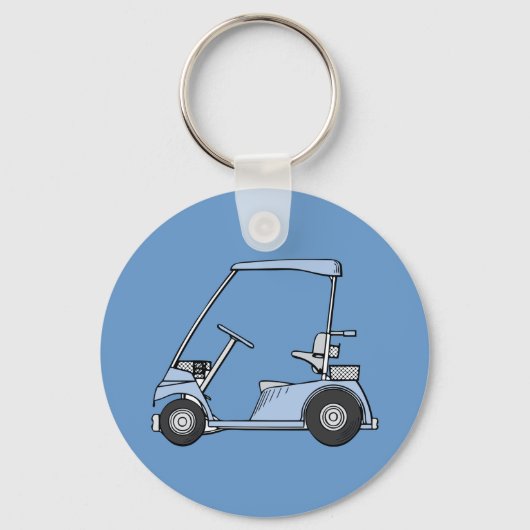 Golf Cart Sleutelhanger (Voorkant)