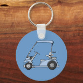 Golf Cart Sleutelhanger (Voorkant)