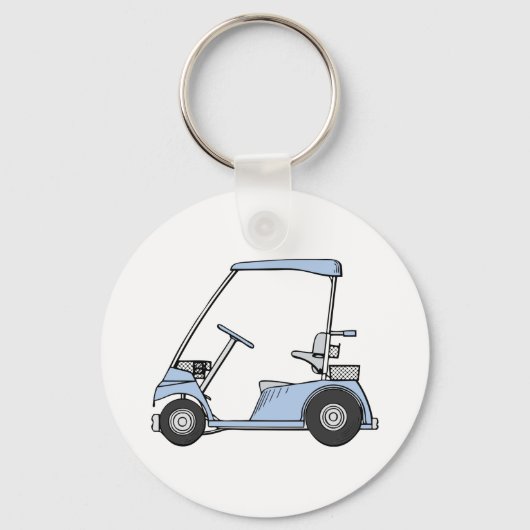 Golf Cart Sleutelhanger (Voorkant)