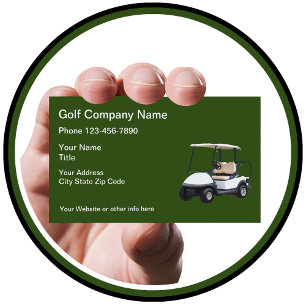 Golf Cart Theme Visitekaartje