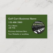 Golf Cart Theme Visitekaartjes (Voorkant)