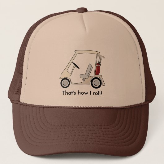 golf_cart trucker pet (Voorkant)