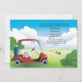 Golf Cart Uitnodiging (Voorkant)
