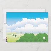 Golf Cart Uitnodiging (Achterkant)