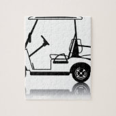 Golf Cart white Legpuzzel (Verticaal)