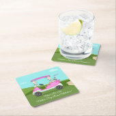 Golf Cart With Mimosas Mother's Day Brunch Kartonnen Onderzetters (Insitu)