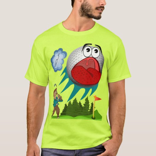 Golf Cartoon T-shirt (Voorkant)